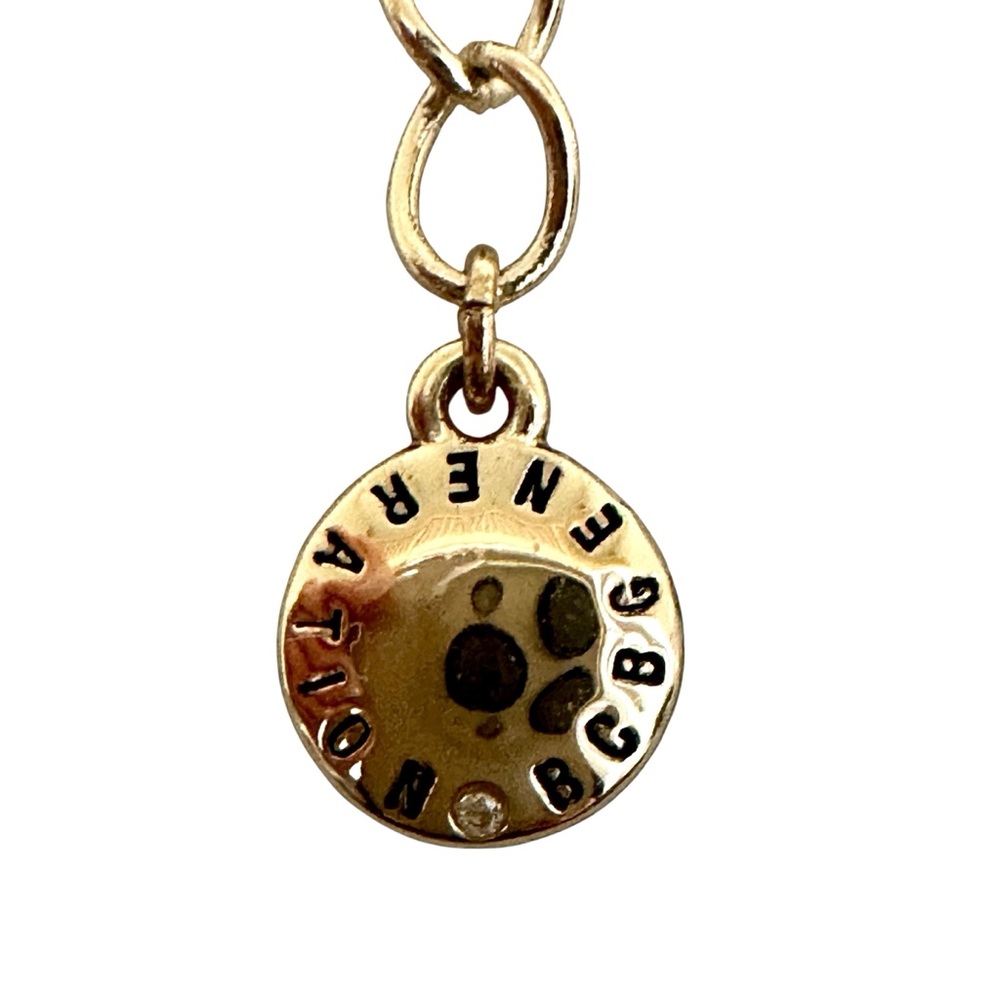 BCBGeneration Gold Tone LariatTassel Necklace